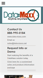 Mobile Screenshot of data-maxx.com