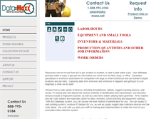 Tablet Screenshot of data-maxx.com
